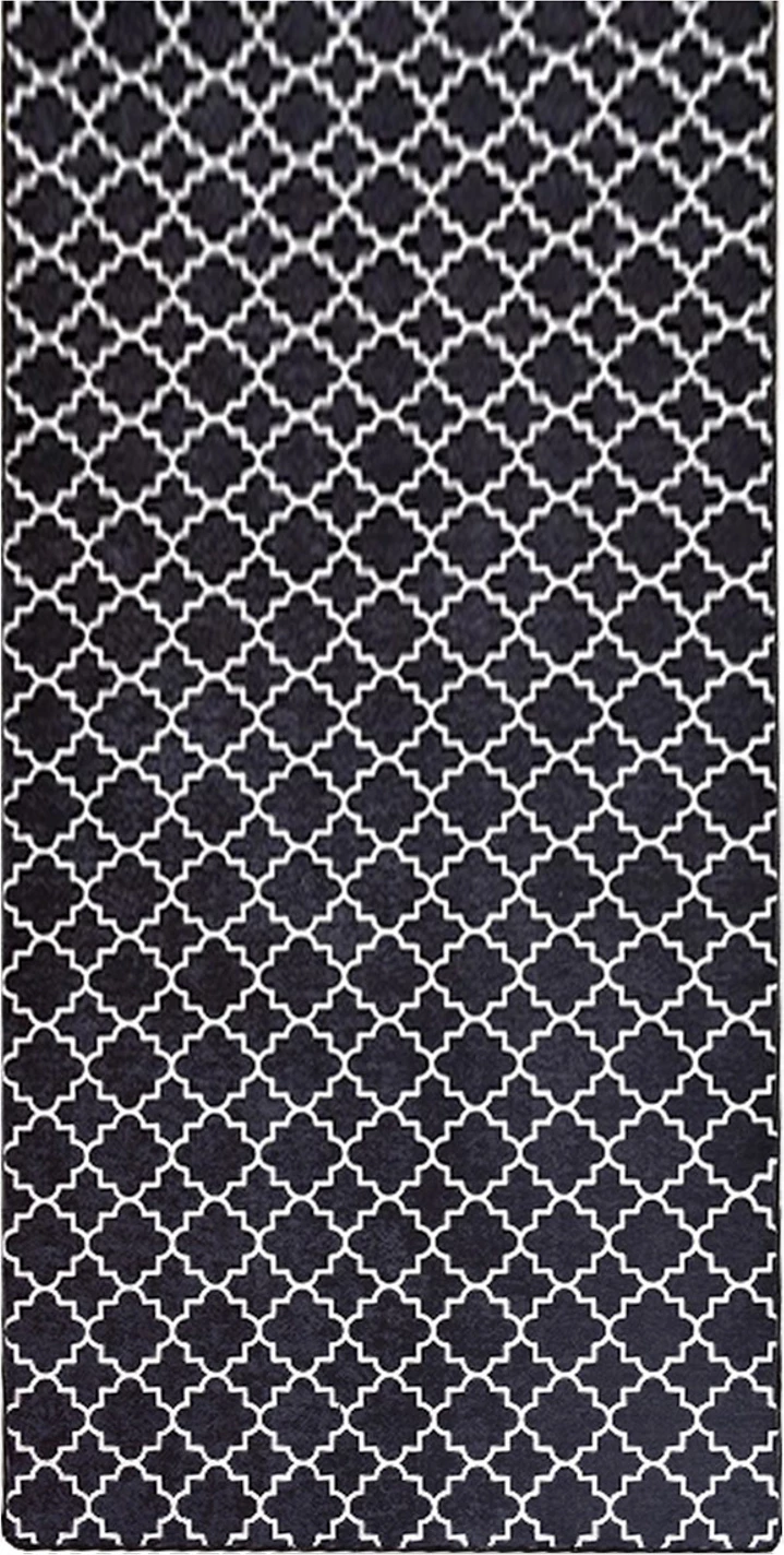 Qilim për korridor, 80x150cm, Conceptum Hypnose, Kupa, i zi-bardhë