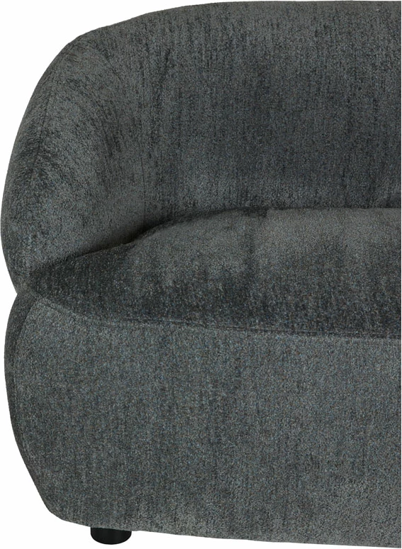 Divan Boomerang treshe, ngjyrë blu petrol-kafe, 193x80x72