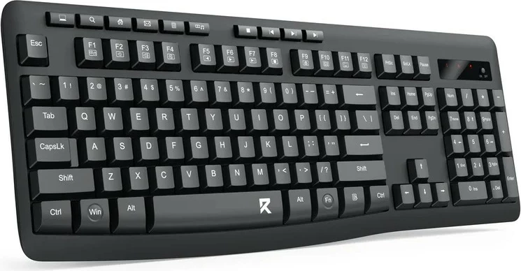 Tastierë me maus Redragon BS-8418, wireless, full-size, ngjyrë e zezë