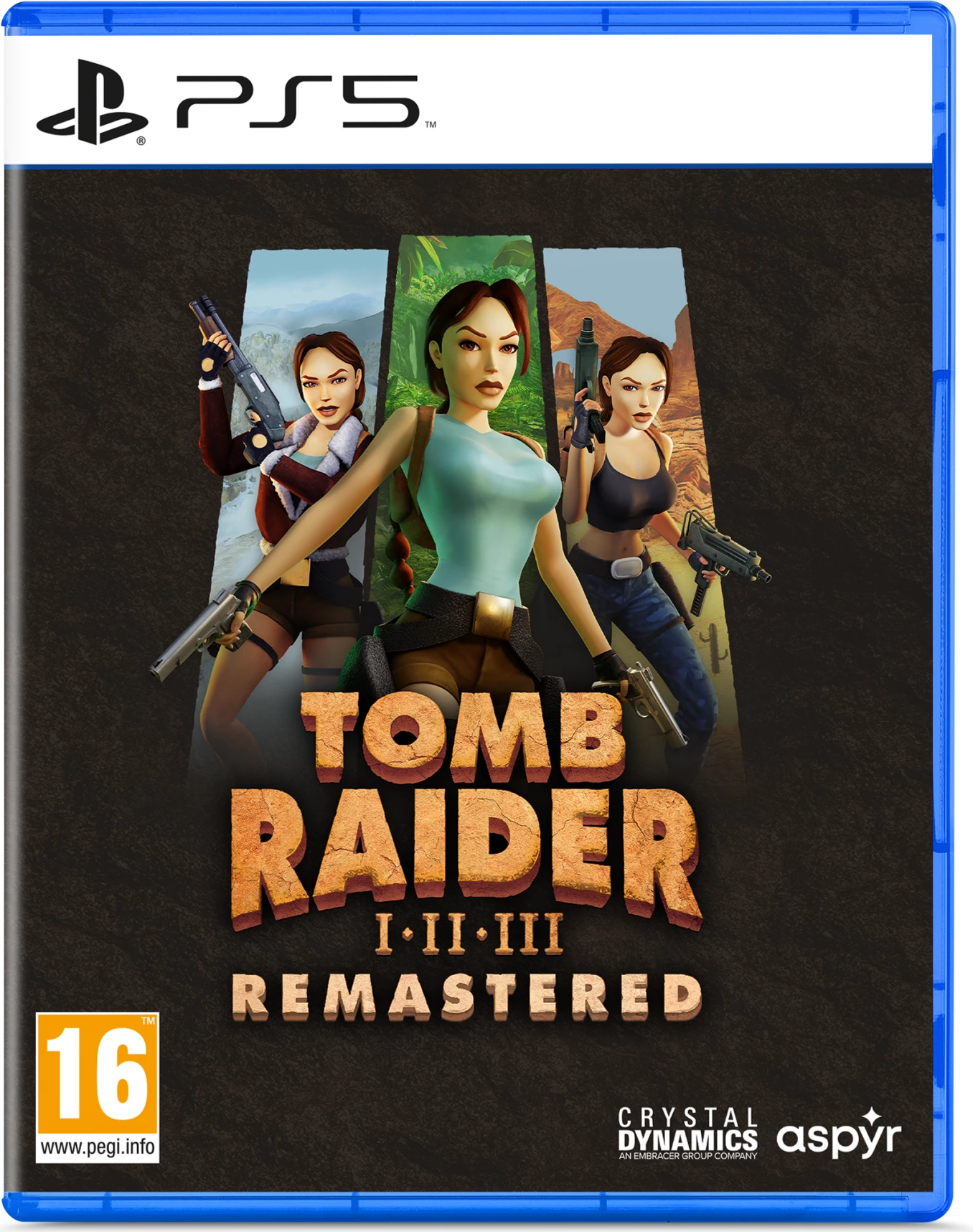 Lojë PS5 Aspyr Tomb Raider I-III Remastered Starring Lara Croft (koleksion me expansions)