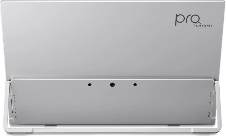 Monitor portativ Acer PE160WUTSMIUUX, 16", 2880x1800, Touch, 120Hz, HDR10, USB-C/HDMI 2.1, argjendtë