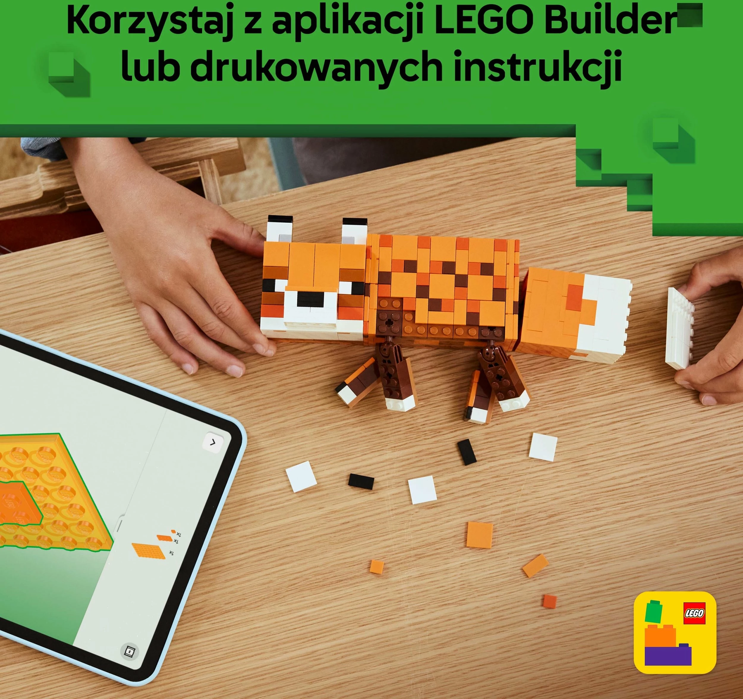 Set LEGO Minecraft The Fox 21588, 497 pjesë, 10+