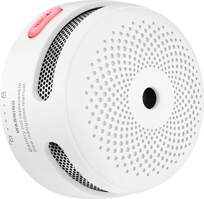 Detektor tymi fotoelektrik, X-Sense XS01, bateri litium 10 vite, alarm ≥85 dB, diametër 78 mm, i bardhë