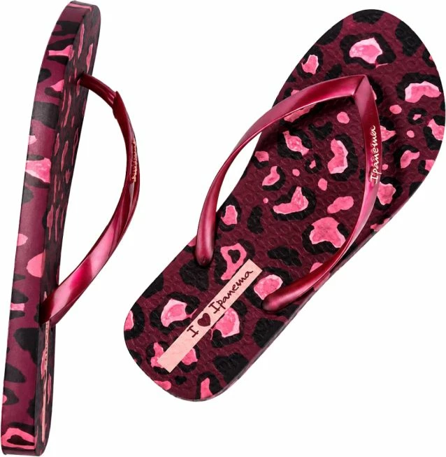 Flip-flopa për femra Ipanema Animal Print 83846-BP657, rozë [Madhësia: 41 - 42]
