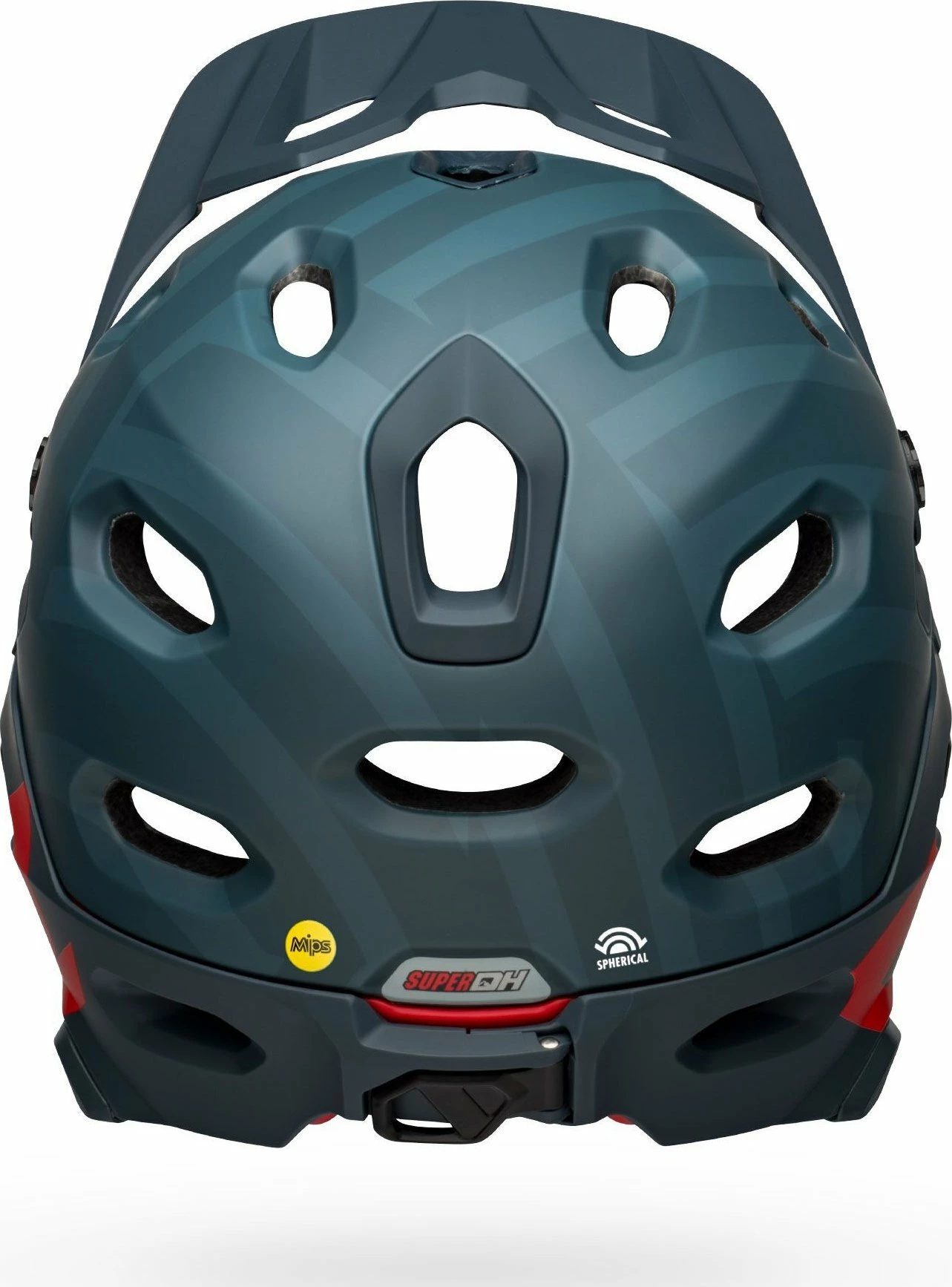 Kaskë biçiklete full-face Bell Super DH MIPS Spherical, L (59-63 cm), matte blu/crimson