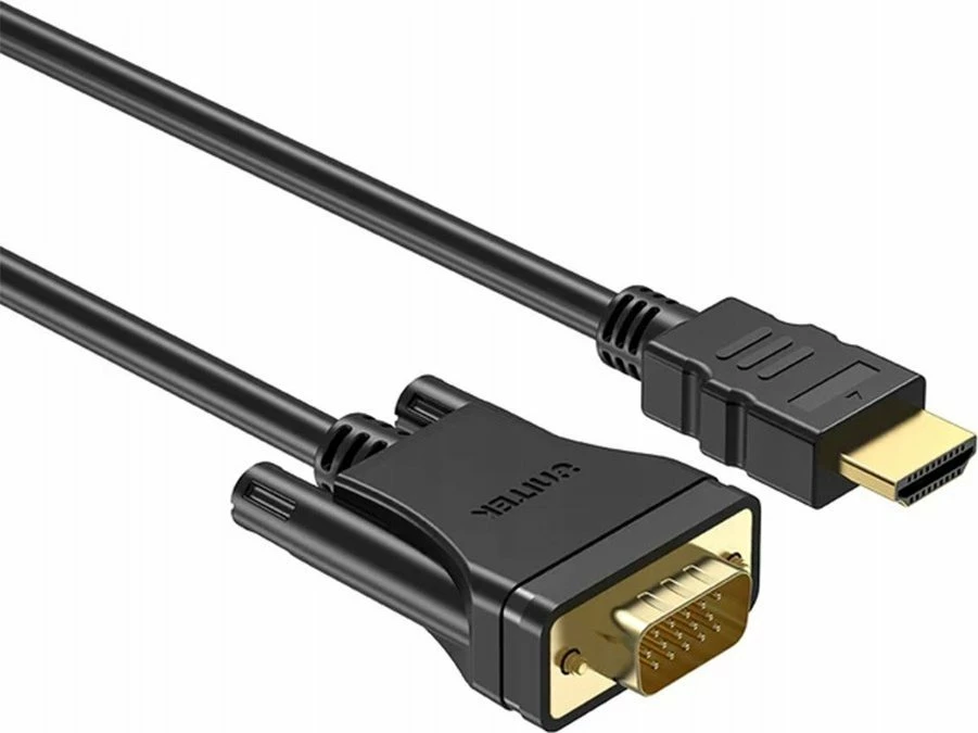 Kabllo HDMI në VGA Unitek V1185A01 2m Full HD 60Hz, e zezë