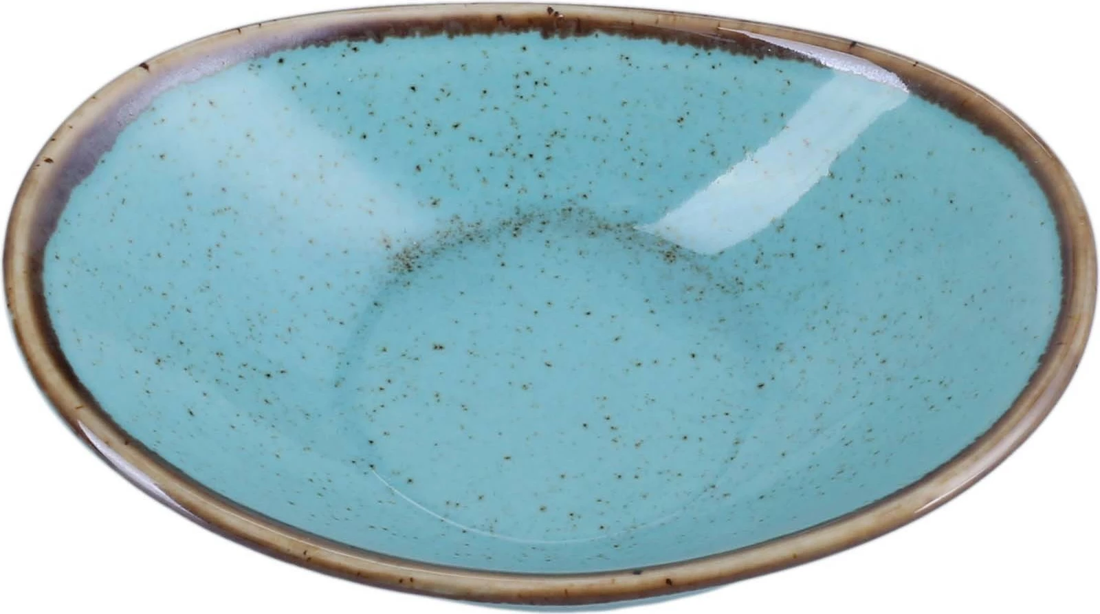 Pjatë mini ovale Porland Seasons Laguna 110 mm, blu qielli, set 6 copë