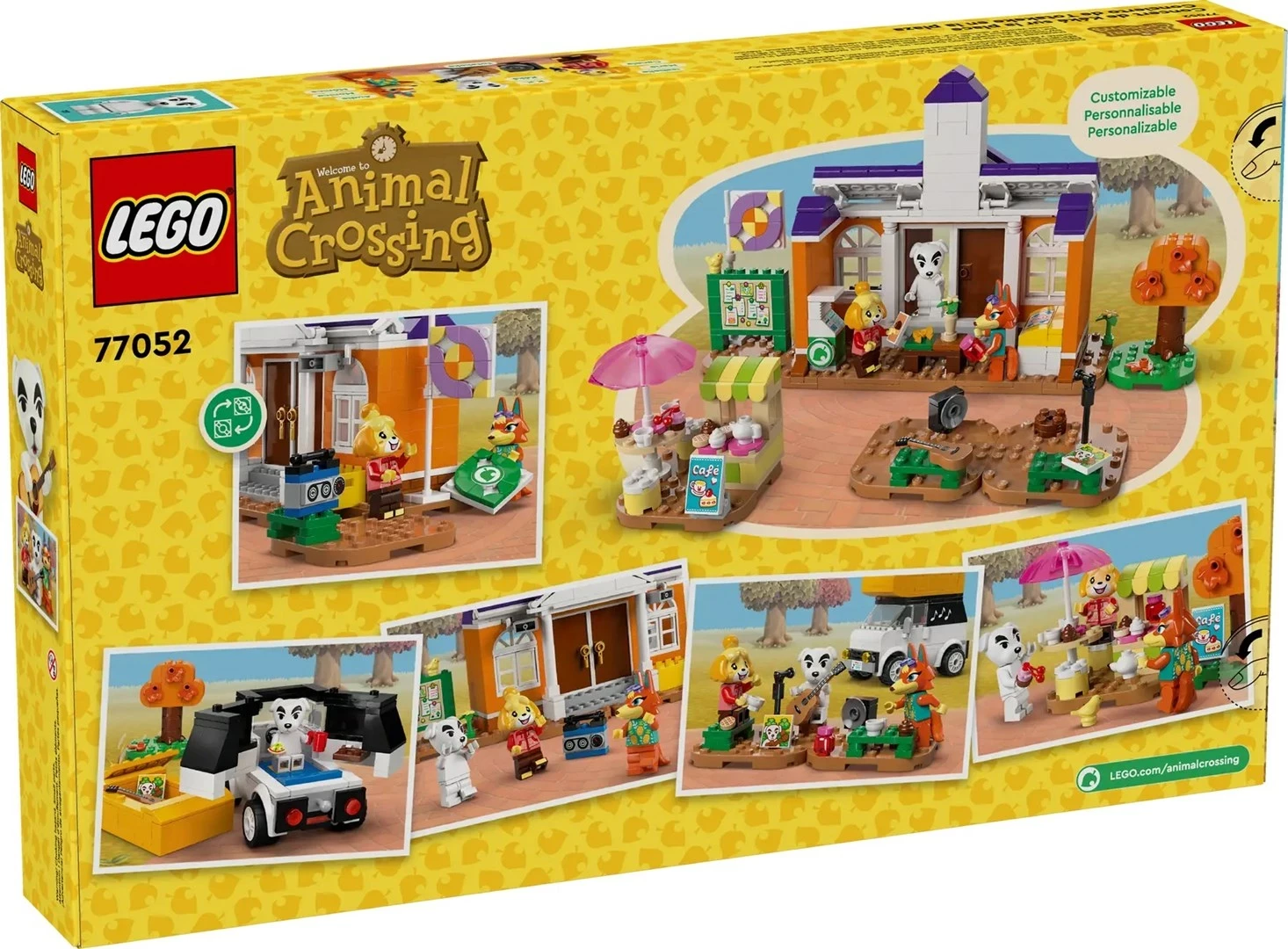 Set LEGO Animal Crossing 77052, K.K.'s Concert at the Plaza