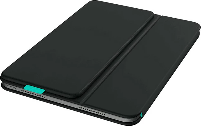 Tastierë Bluetooth me mbështjellës folio Logitech Flip Folio, QWERTY Nordic, për iPad Pro 11" (M4) / iPad Air 11" (M2/M3) / iPad Air (5th gen), Graphite