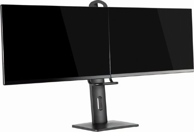Mbajtës desktopi për 2 monitorë Gembird MS-D2-01 17"-27" VESA 75x75/100x100 max 6 kg, i zi