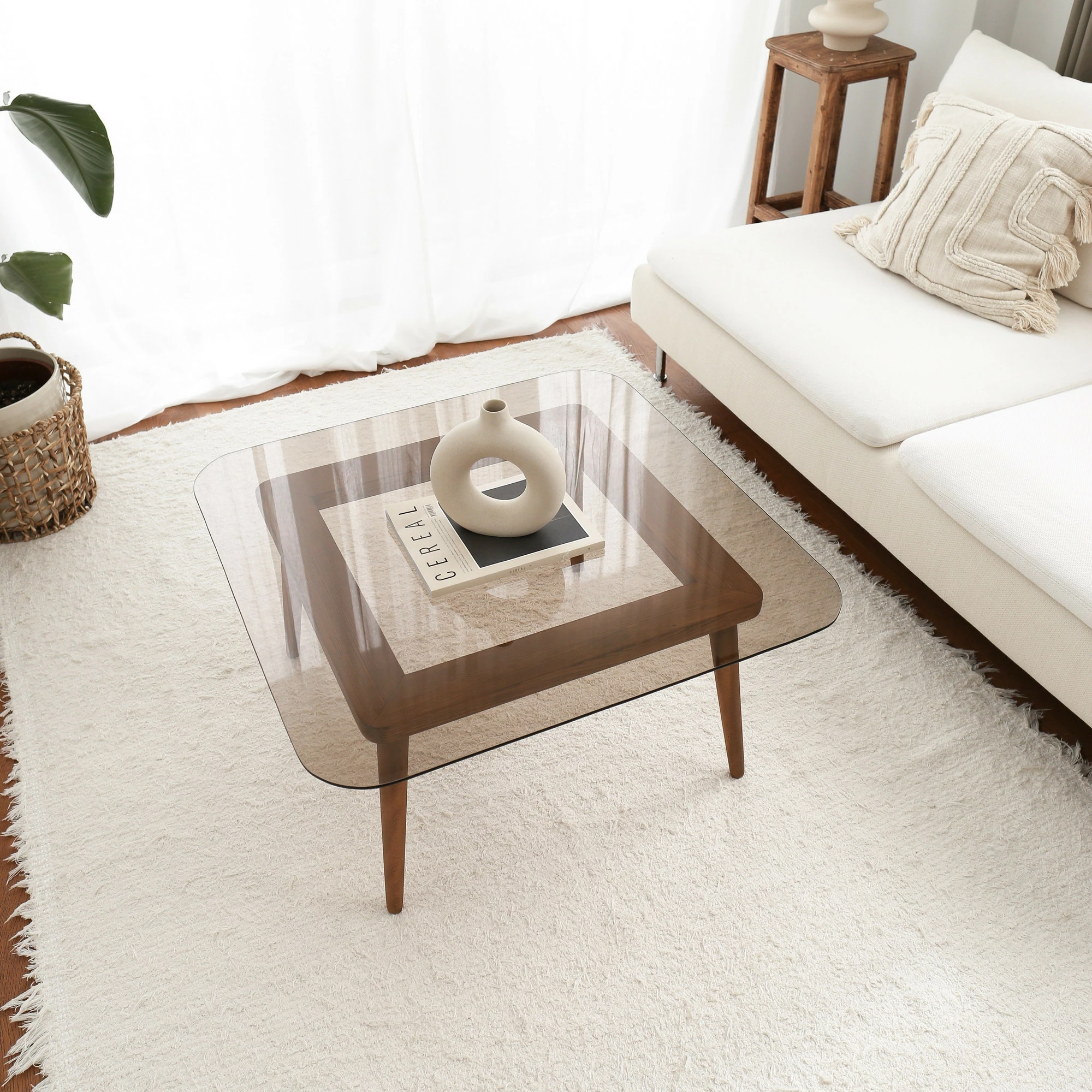 Tavolinë kafeje Hanah Home, Smart, ngjyrë bronzi