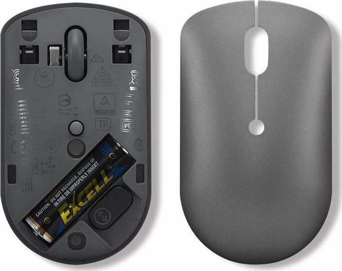 Maus Lenovo Compact 540 GY51D20867, wireless 2400 DPI, USB-C, gri