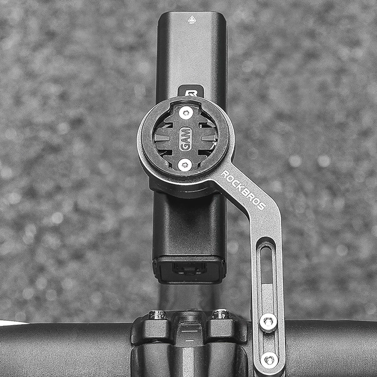 Dritë për biçikletë Rockbros 24610002001, 1000 lm, USB-C, e zezë, set me kabllo