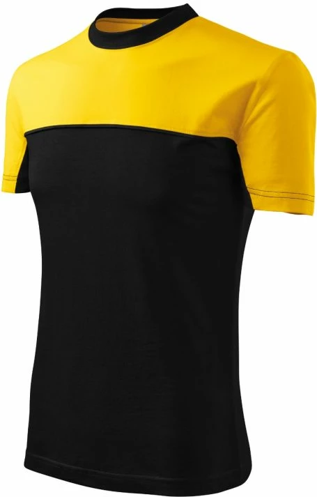 Maicë Malfini për Meshkuj, Colormix M MLI-10904, e zezë dhe e verdhë