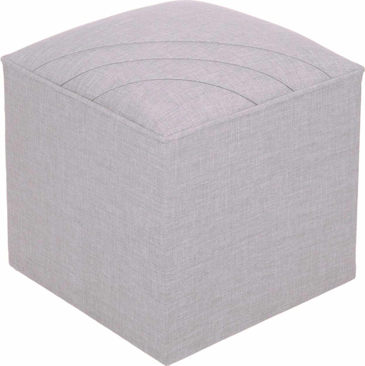 Puf gri Atelier del Sofa, Des Moines