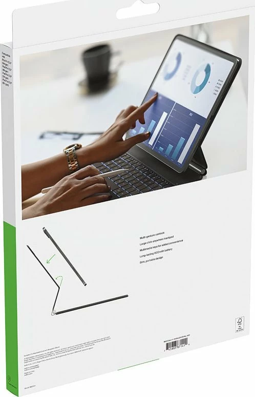 Mbështjellës me tastierë Belkin BBZ003DU-V1 për iPad Pro 12.9", i zi