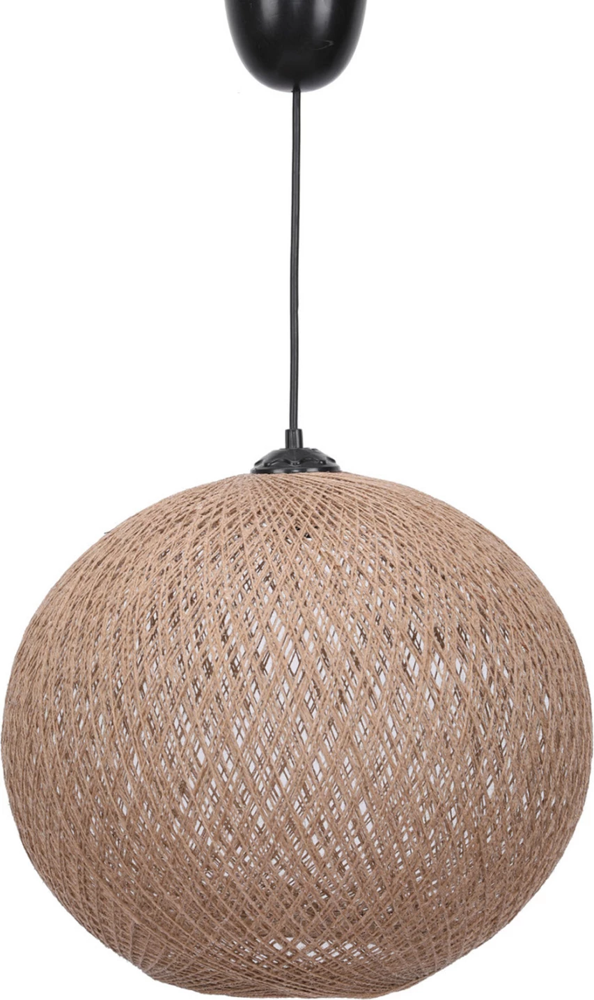 Llambë tavani varëse, litar jute, ngjyrë bezhë, FH7383.01, 38x70cm