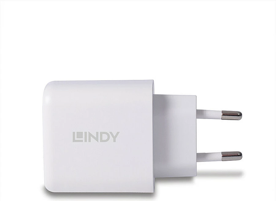 Karikues Lindy 73424 USB-C & USB-A PD 30W, i bardhë