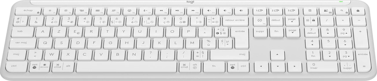 Tastierë wireless Logitech SIGNATURE SLIM K950, e bardhë