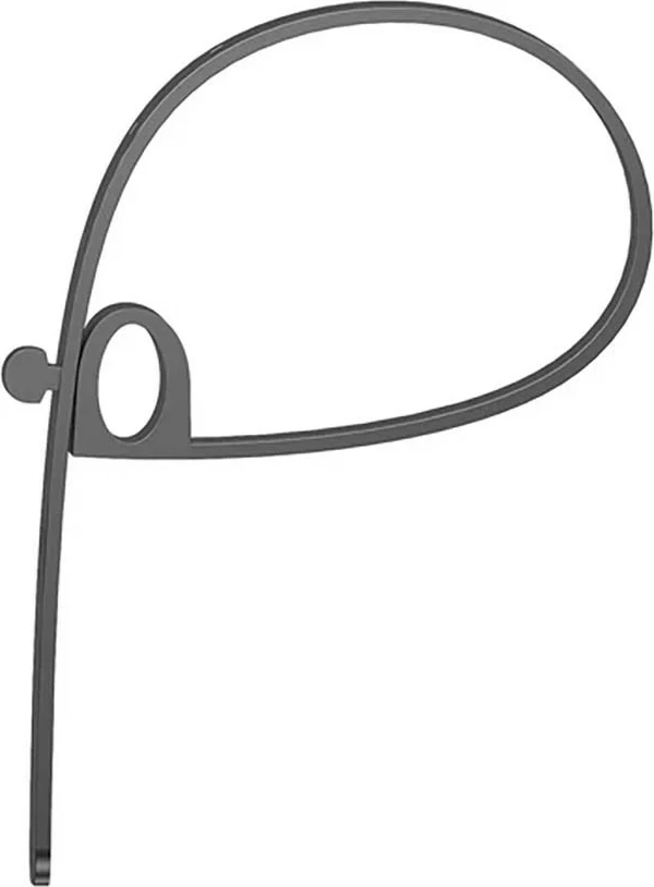 Set rripa silikoni për kabllo Unitek, 5 copë, të zi/gri