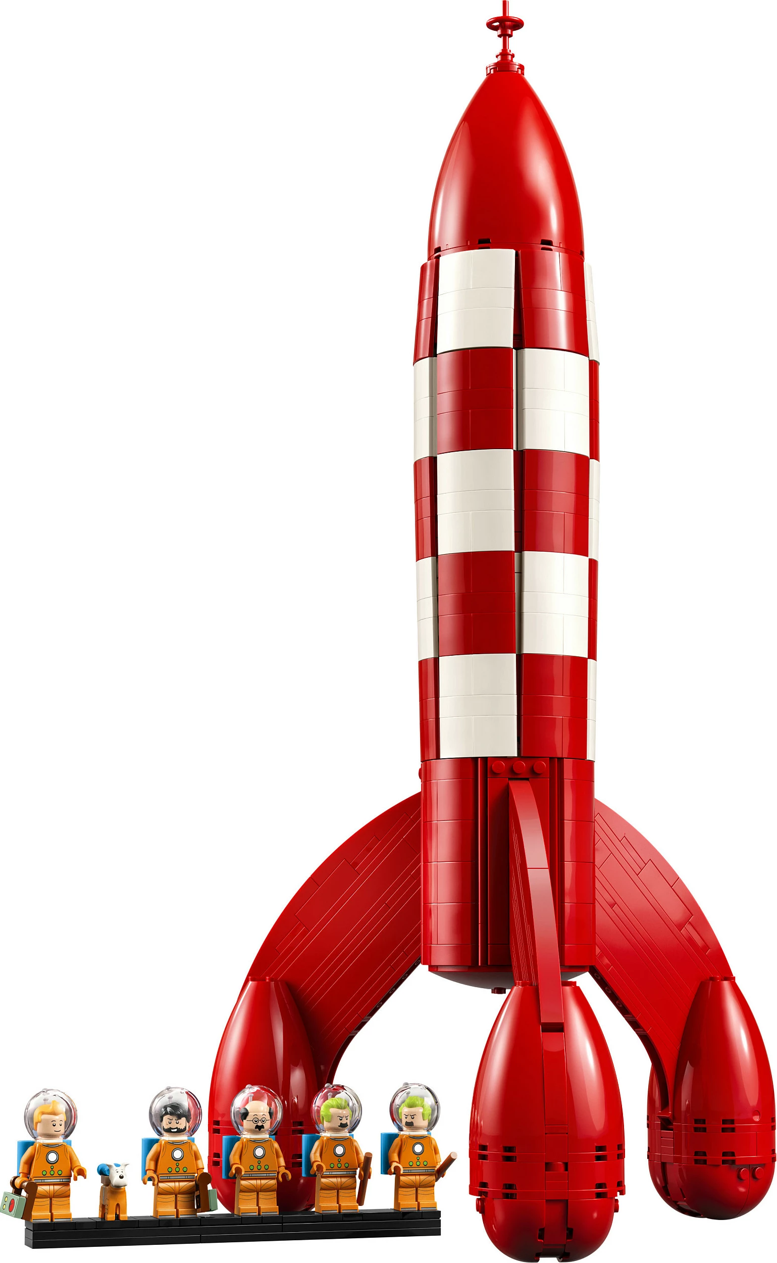 Set ndërtimi LEGO Ideas 21367 Tintin Moon Rocket, 1283 pjesë, 18+, multikolor