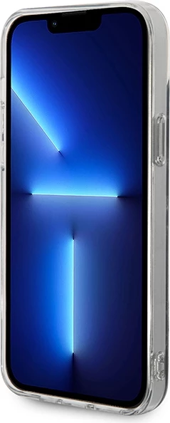 Set mbështjellës Guess Marble Collection me karikues wireless MagSafe për iPhone 14, 6.1", e zezë