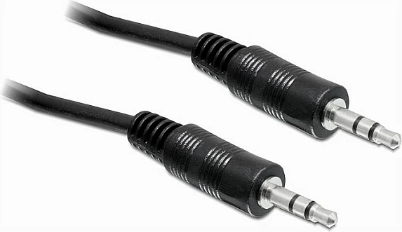 Kablë audio stereo DeLOCK 84438, Jack 3.5mm M-M, 5 m, e zezë