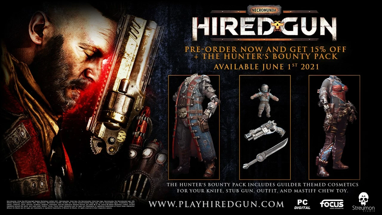 Lojë për PlayStation 4 Focus Home Interactive Necromunda: Hired Gun, PEGI 18