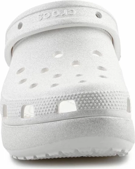 Atlete platformë femra Crocs Classic Platform Glitter Clog 207241-0WV, chalk