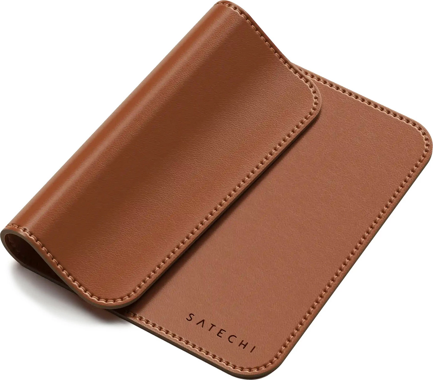 Mauspad Satechi Vegan-Leather Premium, 249 x 190 mm, kafe