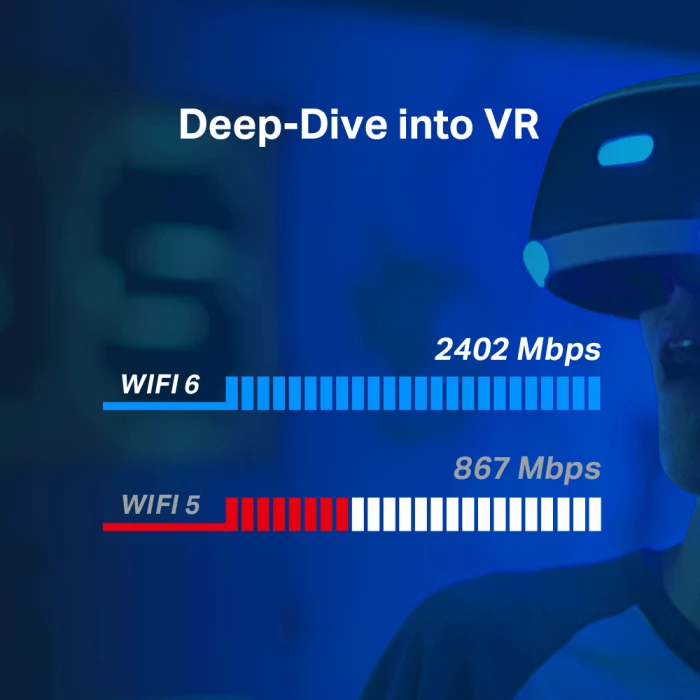 Adapter PCIe Wi‑Fi 6 TP-LINK Archer TX50E AX3000, Bluetooth 5.0, e zezë