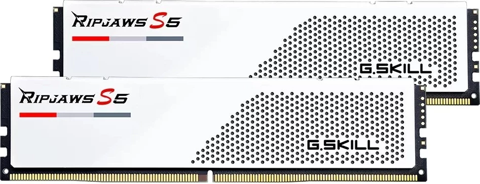 RAM Memorje G.SKILL Ripjaws S5, 96 GB (2 x 48 GB), DDR5, 5200 MHz, Bardhë