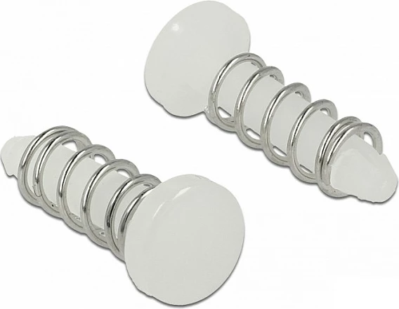 Rivet me shtypje DeLOCK, 6.3 mm, 15.2 mm, 10 copë, i bardhë