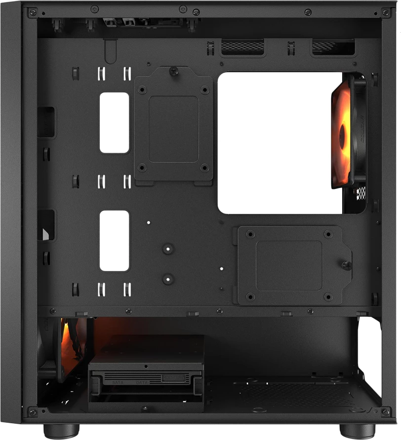 Kasë COUGAR UNIFACE MINI RGB Mini Tower, tempered glass, Micro-ATX/Mini-ITX, RGB, E zezë