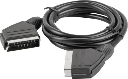 Kabllo Lanberg euro-euro 1.8m, e zezë