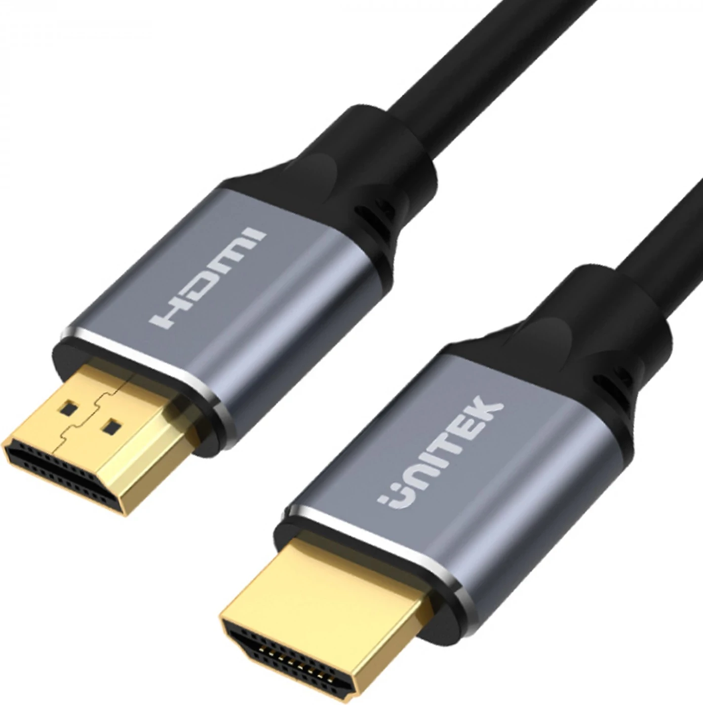 Kabllo HDMI Unitek, e zezë-argjendtë