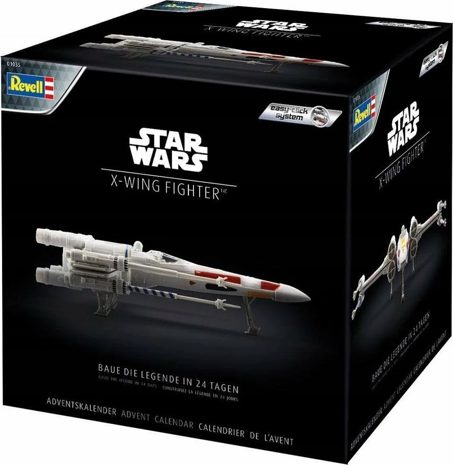 Kalendari i Adventit për modelim Revell X-wing Fighter 01035, Star Wars, 1:57, 24 pjesë