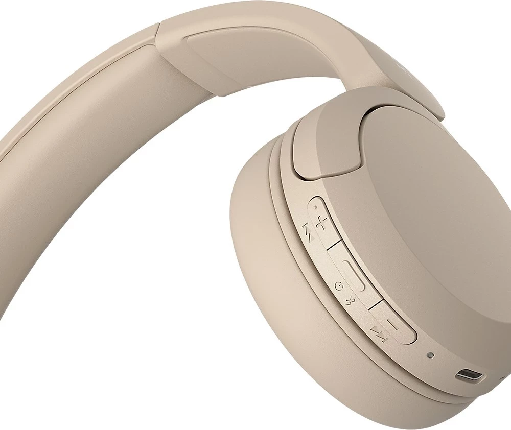 Kufje wireless Sony WH-CH520, head-band, Bluetooth, krem 5