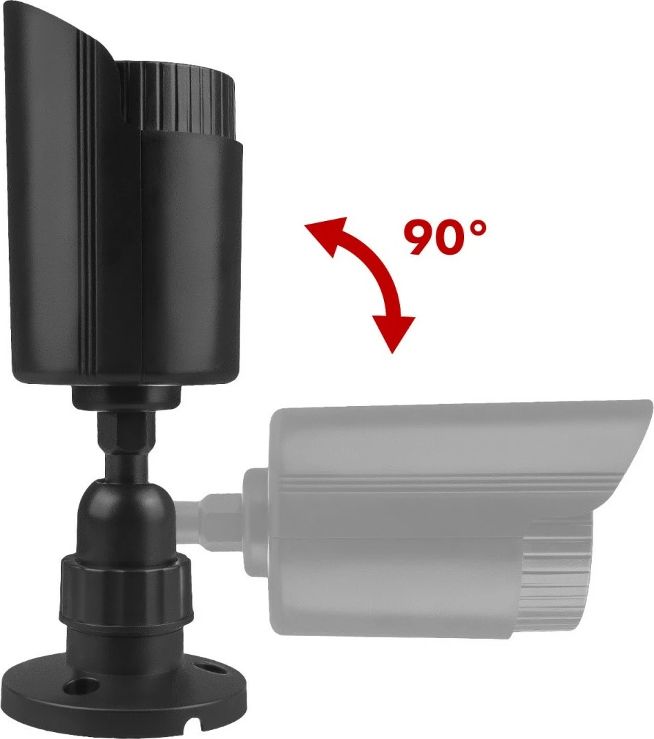 Kamerë atrape tubulare CEE IR1800 B, LED IR me dritë që pulson, IP44, 2xAA, ABS, e zezë