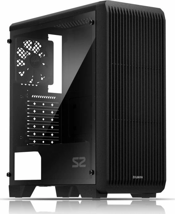 Kasë Zalman S2 (GEZA-069) Midi Tower, ATX/uATX/Mini-ITX, USB 3.0, e zezë