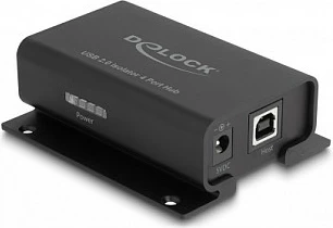 USB hub izolues 4-port DeLOCK, USB 2.0, izolim 5 kV, i zi