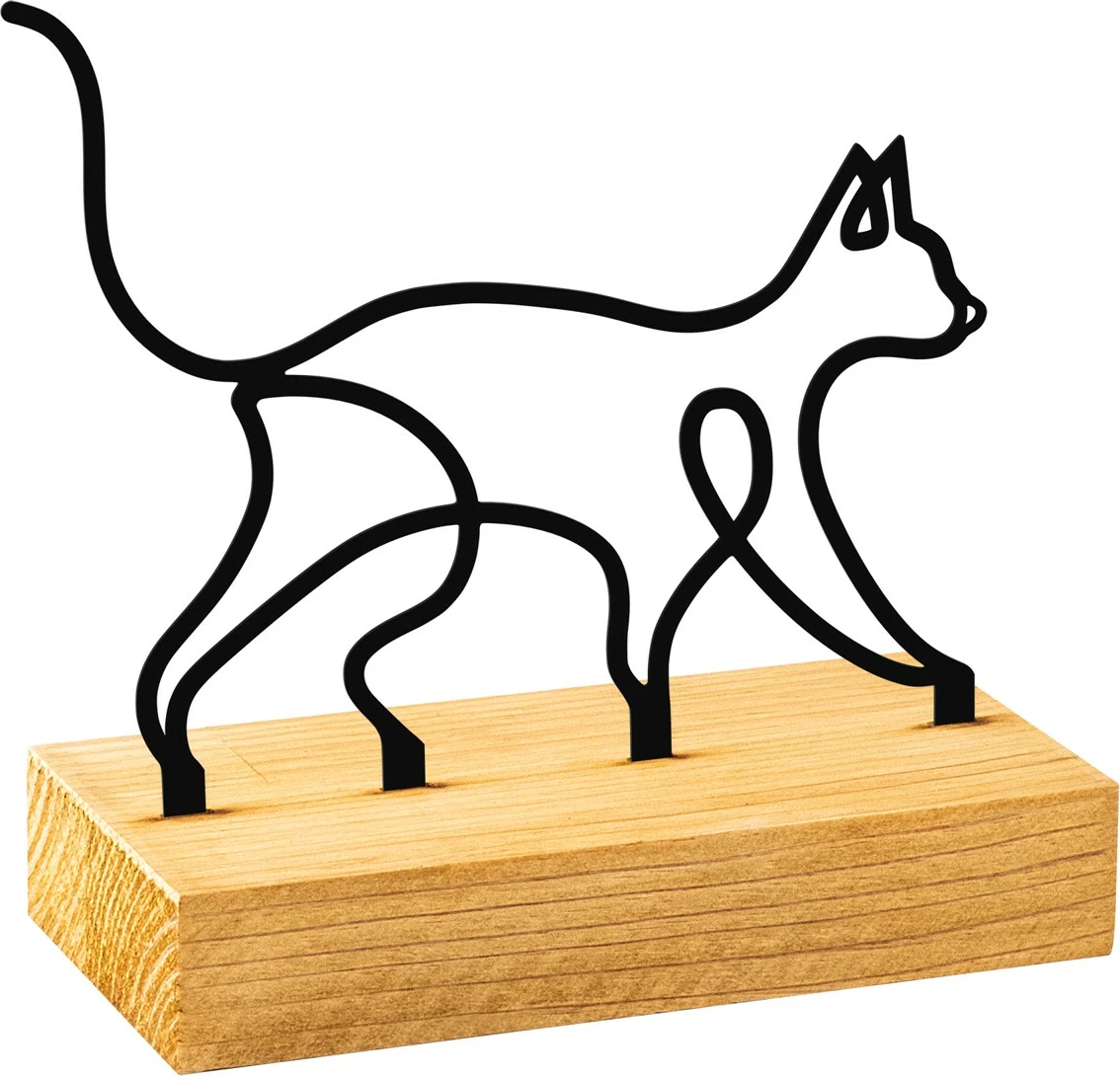 Objekt dekorativ Aberto Design, Meow, i zi - 4