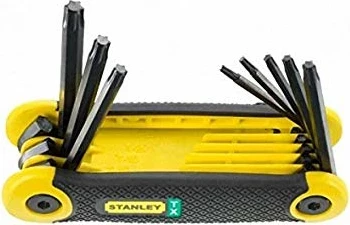 Set çelësa Torx Stanley STMT92625-8 / 2-69-266 T9-T40 me dorezë ergonomike, verdhë/zezë, set 8 copë
