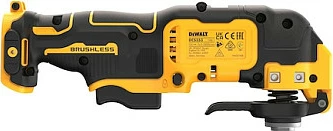 Multitool oscilues DeWALT DCS353NT-XJ, brushless, me bateri, me dritë, me pllakë lëmimi, i zi/verdhe