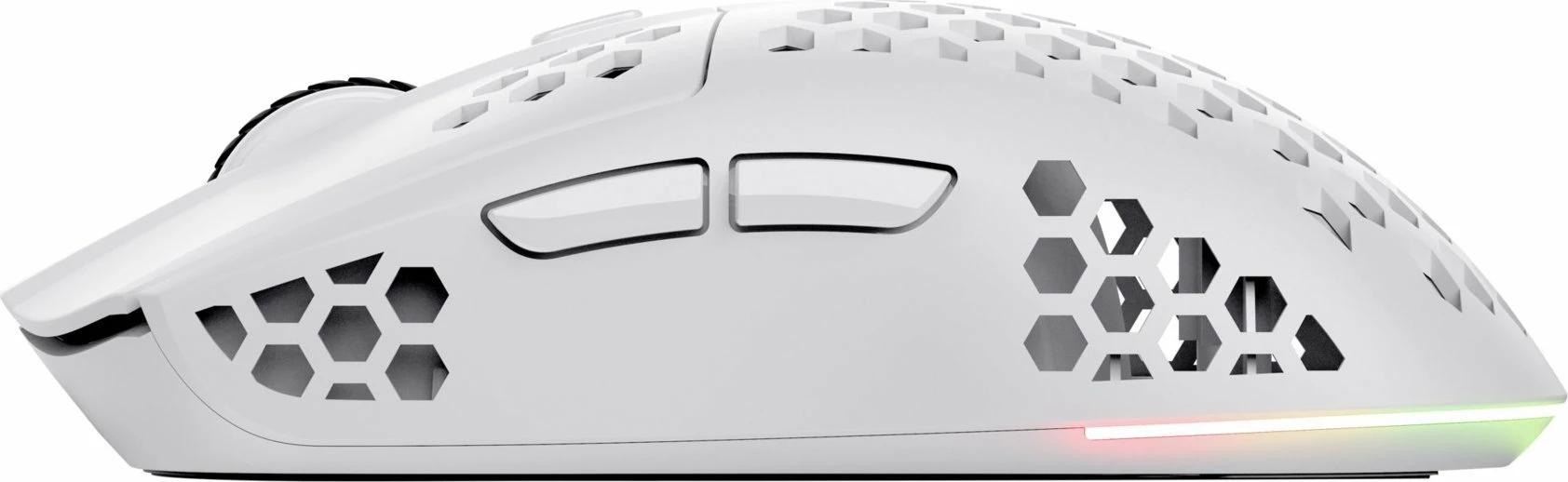 Maus Trust GXT 929W Helox (25390) wireless 2.4GHz 6400 DPI RGB, e bardhë