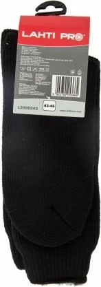 Çorape termike LAHTI PRO L3090343, madhësi 43-46, 1 palë, të zeza