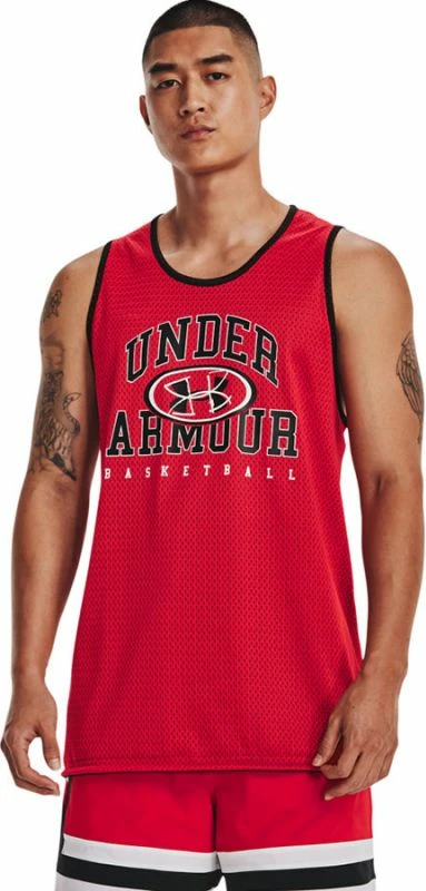 Maicë pa mëngë Under Armour për meshkuj, e kuqe