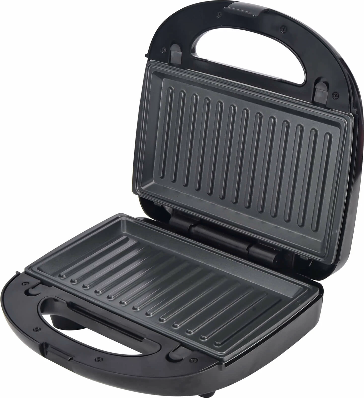 Toster 3në1 Elit SMGW-19 750W, pllaka të ndërrueshme sandwich/grill/waffle, zi/argjendtë 6