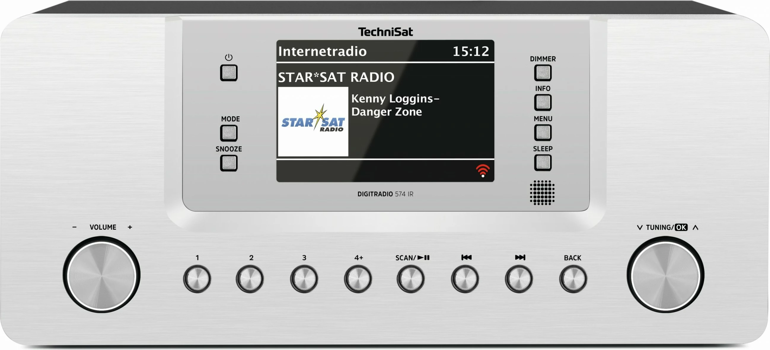 Radio interneti TechniSat DigitRadio 574 IR, argjend