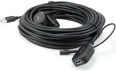 Kabllo USB zgjatëse Equip 133348, USB 3.2 Gen 1, 15m, e zezë